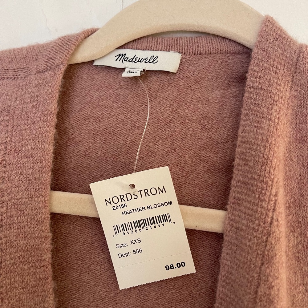 Pink Madewell Cardigan